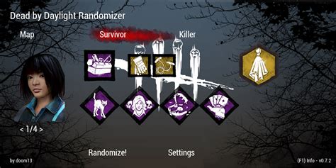 dbd random killer|DBD Randomizer .